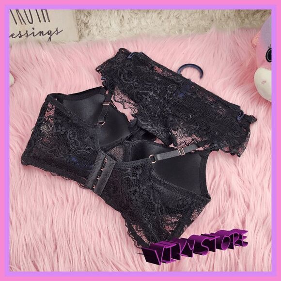 NWT {Rachel Roy} Elegance: 34B Bra + 2 {Panties} (Small) NWT - Picture 3 of 4